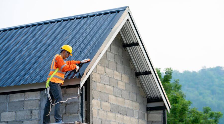 Professional metal roof installation in East Bernard, TX